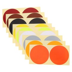 60 Sheets Removable Color-coding Labels Colored Dot Round Markers Stickers