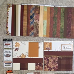 AUTUMN Themed Embellishments Kit