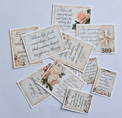 Journal Cards Inspiration Encouragement Scrapbooks Ephemera #389