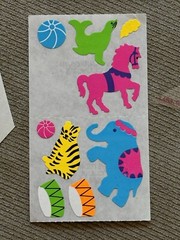 Vintage 1980’s Huge Lot Of Mylar Foil Hambly Stickers RARE HTF Fruit Animals…