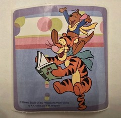 Vintage Smile Makers Winnie The Pooh Stickers Lot of 5 2.5 x 2.5 Inches