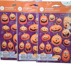 Halloween Googly Eyes Total Of 66 Pumpkin Stickers American Greetings Funny Cute