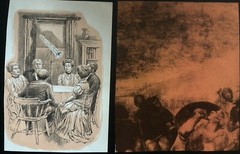 Dark Mysterious Creepy Odd Gothic Bundle 50+ pieces Junk Journal Lot