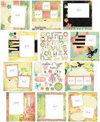 NEW Your Story 8×8 scrapbook kits album cover double sided pages stickers