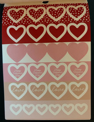 RECOLLECTIONS VALENTINE’S DAY STICKER BOOK 341 PC STICKERS 12 SHEETS ROMANCE