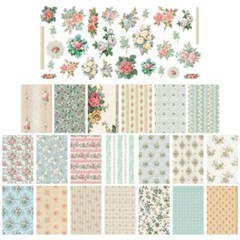 Tim Holtz ~ WORN WALLPAPER SCRAPS ~ Idea-ology