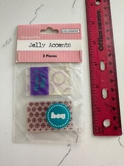 Colorbok Jelly Accents 2 PC ~ Thinking of You ~ How’s Life? Hey Scrapbooking
