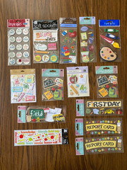 HUGE DIMENSIONAL Scrapbooking STICKER LOT – Holidays School Vacation Stickers