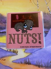 Littlest Pet Shop Nuts! Sticker Module 2.5” Inches