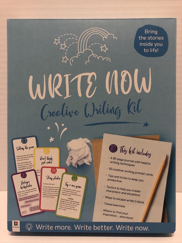 Creative Writing Kit Journal Stories Techniques Instructions Tips Write Now