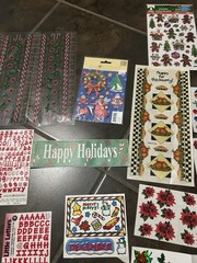 Sticker Lot Some VTG Holiday Christmas Stickopotamus F Meyer J Lee Memories