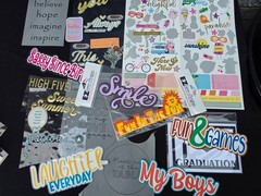 scrapbooking Titles lot 100+ pieces!!!! brand new ephemera!