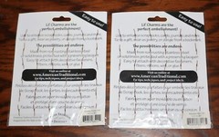 Lil’ Charms Metal Alphabet .75” tall American Traditional Design NEW in PKG
