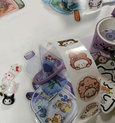 Sanrio Hello Kitty Stationery Memo Pad Washi Tape Stickers Enamel Pin and Charms