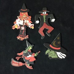 Anna Griffin CREEPY HALLOWEEN Stickers with Sentiments- 35 pcs total