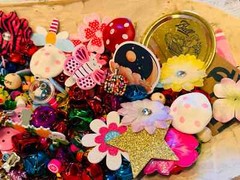 MYSTERY BAG. Craft Scoop. Junk Journal Supplies. Mixed Media. Collage Supplies.