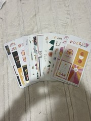 Happy Planner Stickers Lot Of 15 Pages Brand New Sticker Sheets