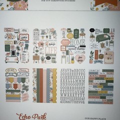 Echo Park OUR HAPPY PLACE Sticker Book~16 pages! Beautiful! Quick Ship!