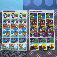 Vintage 80s 90s Y2K Hallmark AGC + Stickers 25 FULL SHEETS Characters