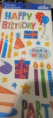 Sticko Stickers 4 Different Types Lot Bundle Crafts Kids Fun Scrap Book Birthday
