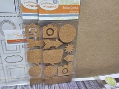Huge LOT Fun Stampers Journey BUTTONS, letters, clips, frames, embellishments