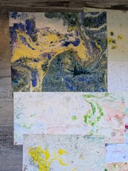 23 Piece Handmade Artisan Paper For Scrapbooking, Card Making, Junk Journals