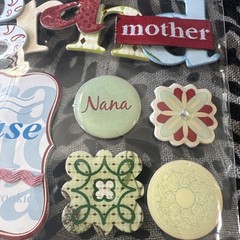 Grandmother Grandma Nana Grandparents Scrapbooking Stickers By Soft Spoken