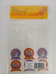 Teech-Um Scratch & Sniff Award Stickers PACK Chocolate Cotton C Sticky Sniffers