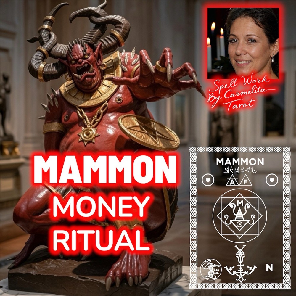 Mammon Money Spell – With Physical Sigil Sticker