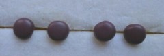 Brads Gumbo Matte Finish 100 pcs crafts cards journals scrapbooking Dark Brown