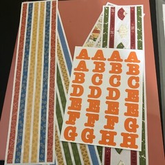 creative memories asian paperpack plus letters and vintage deseigns