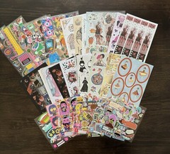 Stickiiclub & Pipsticks 40 Sheet People And Accessories Sticker Bundle Two