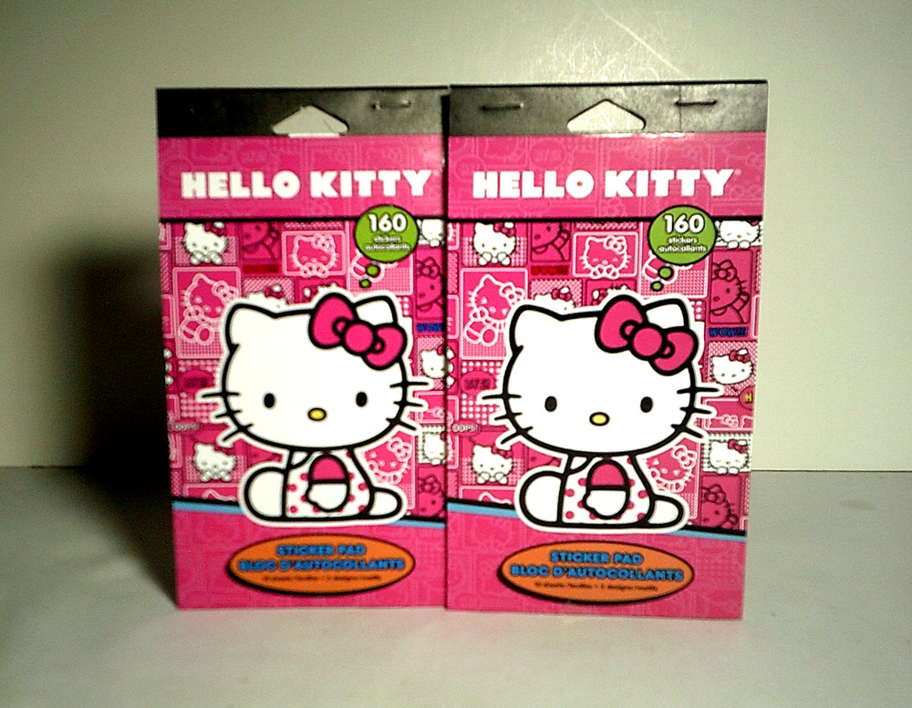 Hello Kitty Sanrio Dress Up Sticker Book Pads 320 Stickers 2013 Monkey Mouse