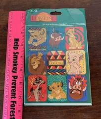 Vintage Lion King Stickers Sealed 4 Sheets Disney Cleo Brand ‘90’s