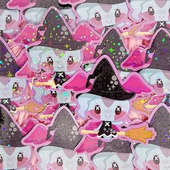 Tamagotchi Fanart Stickers Handmade (2-3/4 inch/70 mm)