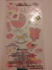 Sticko Our Little Girl Scrapbook Stickers 20 Pc