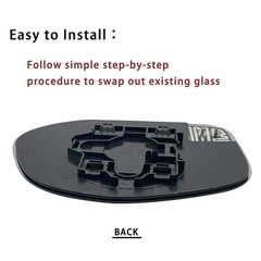 Right Passenger Side Mirror Glass Replacement For 2014 2015 2016 2017 HONDA O…