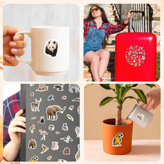 Wild Animals Stickers 750 Count Jungle Safari Woodland Zoo Creatures