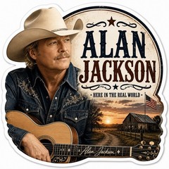 Alan Jackson Sticker/Country/Country Music/Nashville
