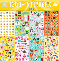 1200+ Assorted Year round Stickers for Calendars, Planners, and Scrapbooking