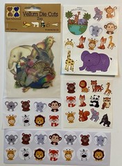 Zoo Jungle Animal Sticker Lot! Paper Reflections, San Diego Zoo, Etc