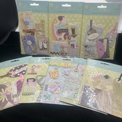 K&Company Brenda Walton Memory Pockets~Dimensional Sticker Lot Scrapbook Tags