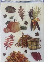 Large Sheet Of Autumn/Fall Themed Stickers~Includes 19 Stickers, New In Package