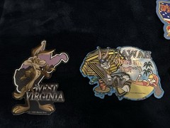 Looney Tunes Sticker USA States 24 Different Stickers Bugs, Taz Foghorn READ
