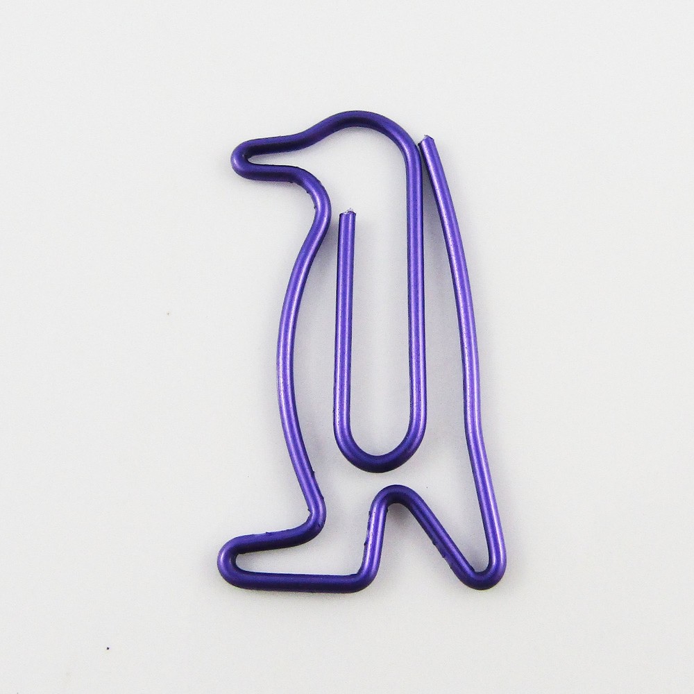 6pcs Penguin Novelty Paper Clip Photo Clip 34x19mm Journal Scrapbook