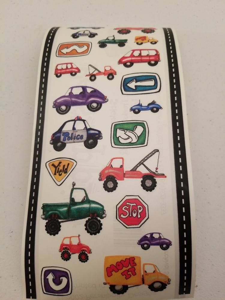 Persnippity Scrapbook Stickers 2002 wheels n cars and trucks roadtrip