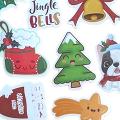 STICKER PACK – Pack #26 – 25 Pieces – Christmas