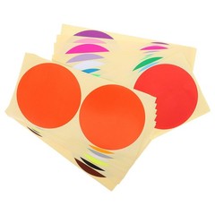60 Sheets Removable Color-coding Labels Colored Dot Round Markers Stickers