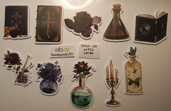 Witch-ish – Spells – Stickers – 10 PCs – 5 styles available! See Description