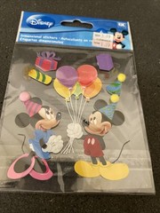EK Success Jolee’s Boutique Disney Mickey Mouse Dimensional Birthday Stickers